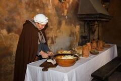 Date: Medieval Food, June 2024, Chepstow Castle, Wales - UK