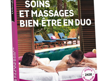 Vente: Coffret Wonderbox "Soins et Massages Bien-Être en duo" (89,90€)