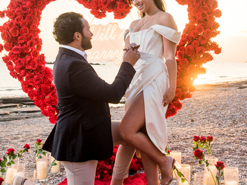 Offering without online payment (No Fees): Beach Wedding Proposal in Athens, Greece