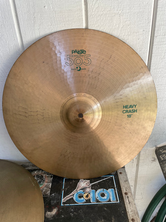 Paiste 505 18 crash top