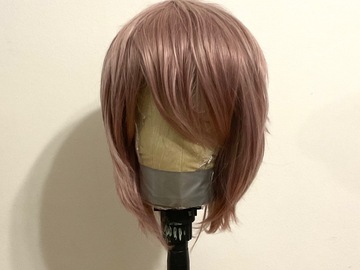 Selling with online payment: Pink Wig Medium Length