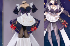 In Search Of: Uwowo Genshin Mona Maid Cosplay Size XL