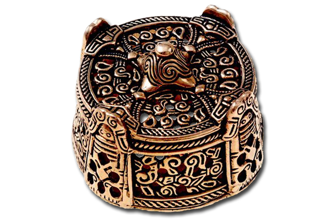 Große Dosenfibel Gotland, Bronze (EU)