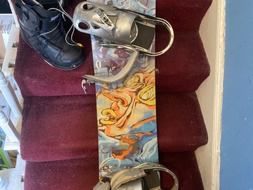 Winter sports: DC PJB snowboard/ Burton Boots and Bindings