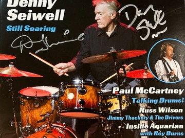 Selling with online payment: Autographed Denny Seiwell copy of Classic Drummer