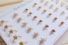 Buy Now: 72PCS Zircon gold plated fashion ring