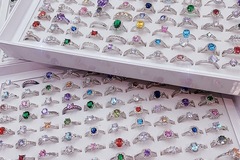 Comprar ahora: 100 Fashion light luxury colorful rings