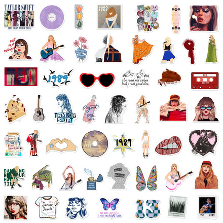 2000pcs - Mixed lot Taylor swift sticker waterproof sticker