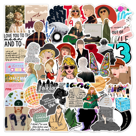 2000pcs - Mixed lot Taylor swift sticker waterproof sticker
