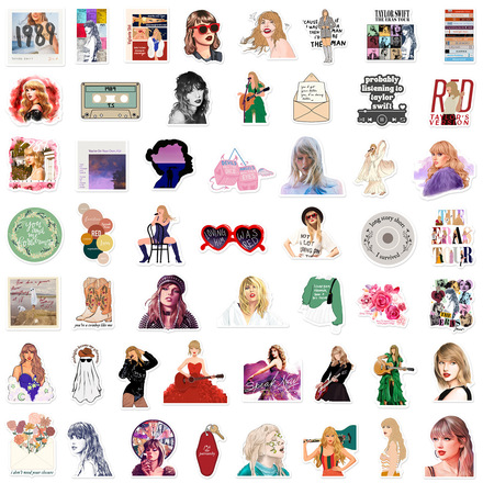 2000pcs - Mixed lot Taylor swift sticker waterproof sticker