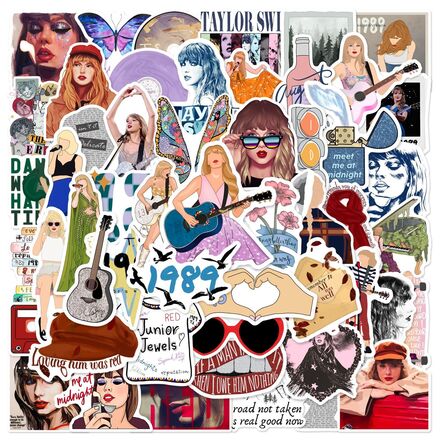 2000pcs - Mixed lot Taylor swift sticker waterproof sticker