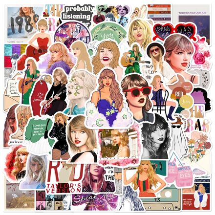 2000pcs - Mixed lot Taylor swift sticker waterproof sticker