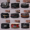 Buy Now: 45pcs - Retro multi -layer adjustable beaded men's bracelet