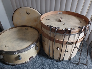 Selling with online payment: 15" RadioKing snare project and parts