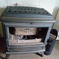 À vendre: Poêles à charbon et bois 14 kw marque Godin 