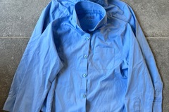 FREE: M&S Blue School blouses - Age 8-9
