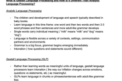 Digital Resource: Gestalt Language Processing Activities and Scripts