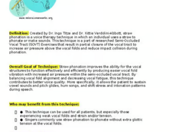 Digital Resource: SOVT: Semi Occluded Vocal Tract Training