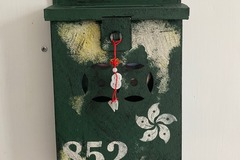 : HK Letter Box in green vintage