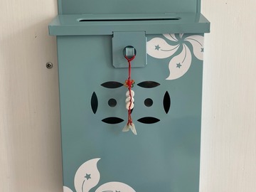  : HK Letter Box in iceblue lacquer