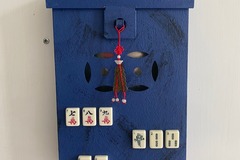  : HK Letter Box in blue vintage