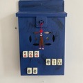  : HK Letter Box in blue vintage