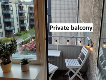 Renting out: Bedroom in shared flat-Kamppi