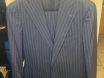 Selling with online payment: JORT Navy Pinstriped Traveller Suit