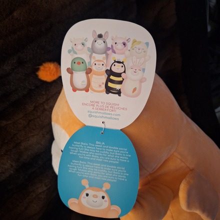 RARE Squishmallow MISPRINT Label