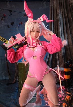 Alice Nikke Sexy Lingerie Bunny Costume Bodysuit and Jacket 
