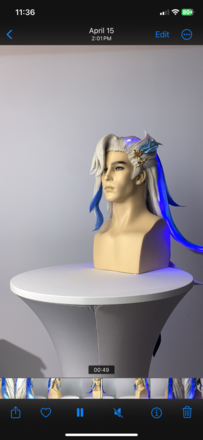Neuvillette glowing wig