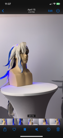 Neuvillette glowing wig