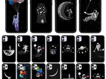 Comprar ahora: 50pcs - Space Universe Starry Sky Astronaut Phone Case for iPhone