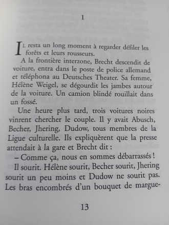 La maîtresse de Brecht - Jacques-Pierre Amette - Albin Michel