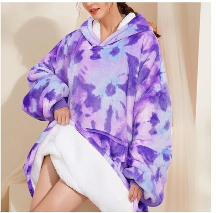 Blanket Hoodie women & Man,Premium Sherpa Fleece Oversized Hoodie