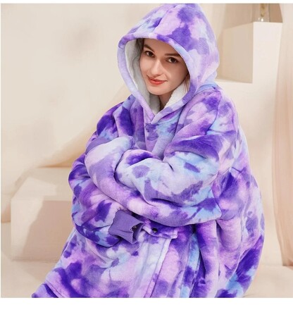 Blanket Hoodie women & Man,Premium Sherpa Fleece Oversized Hoodie