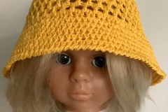 Vente au détail: Modèle unique.Bob panama au crochet,fait main coton 100%
