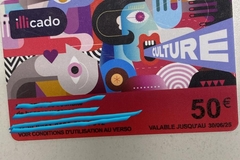 Vente: Carte illicado Culture (50€)