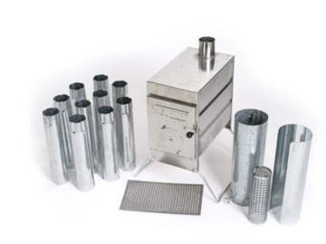 Hyr ut (per day): Helsport Lavvu Stove kamina