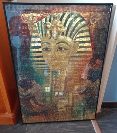 Puzzle 1000 pièces Toutankhamon encadré
