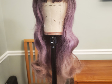Selling with online payment: Brown Purple Lolita wig