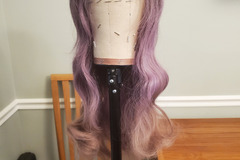 Selling with online payment: Brown Purple Lolita wig