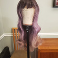 Selling with online payment: Brown Purple Lolita wig