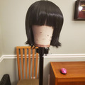 Selling with online payment: Short Black Wig