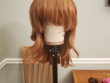 Selling with online payment: Reddish Brownish Orangish Medium Wig