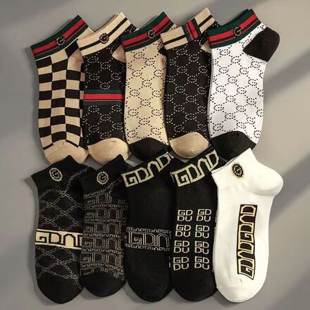 100pcs - Men's sweat-absorbing and deodorizing socks boat socks