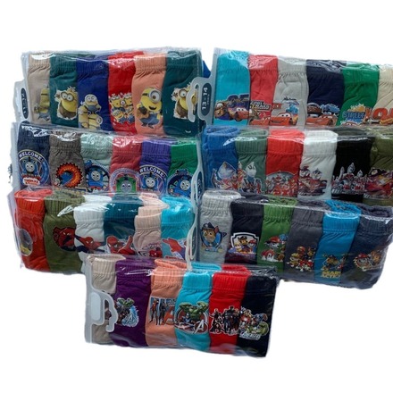 120pcs - Cartoon Boys Underwear