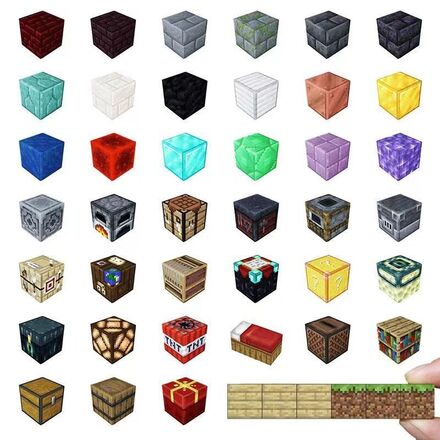 300pcs - MC Magnet Cube Assembling Building Blocks Toys