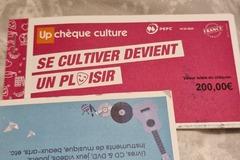 Vente: Chèques Culture Up (200€)