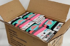 Bulk Lots: 48pc Scunci Elastic Hair Bands Hairties Neon Colors 18 bands